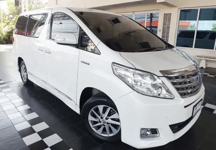 2012 Toyota ALPHARD 2.4 HYBRID รถตู้/MPV รถสวยมาก