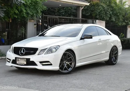 2013 Mercedes-Benz E-Class 2.0 E200 CGI รถเก๋ง 2 ประตู ขายรถสวย ไมล์แท้ 