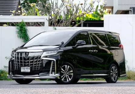 2018 Toyota ALPHARD 2.5 รถตู้/MPV รถสวย ไมล์น้อย 