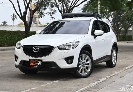 Mazda CX-5 2.2 XDL 4WD 2014 ตัวท๊อปสุดขับเคลื่อน 4 ล้อชุดแต่งศูนย์รอบคัน รถบ้านใช้งานน้อย 