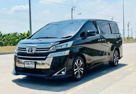 รถศูนย์ ออฟชั่นครบ เบาะนวด ชาร์ทไร้สาย TOYOTA VELLFIRE 2.5L ZG EDITION MNC 2018       