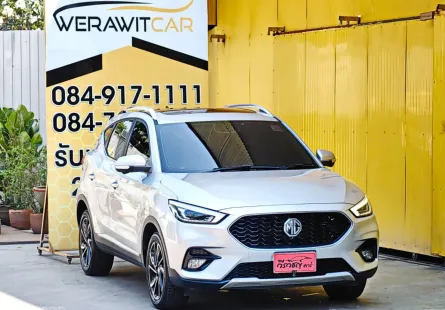 MG ZS 1.5 X+ SUV ตัวท็อปสุด ปี 2021 หลังคา Sunroof เครื่อง เบนซิน เกียร์ Auto รถสวยเดิม สภาพใหม่