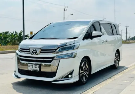 รถศูนย์ ออฟชั่นครบ เบาะนวด ชาร์ทไร้สาย 2018 Toyota VELLFIRE 2.5 ZG 