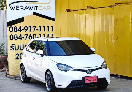 MG3 1.5 X Hatchback ตัวท็อป หลังคา Sunroof ปี 2018 เกียร์ auto แบบ 5 สปีด