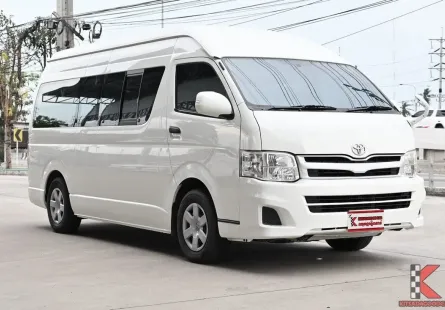 Toyota HIACE 2.7 COMMUTER VVTi 2014 รถตู้ใช้งานในครอบครัวเบาะวีไอพี ติดแก๊ส CNG ป้ายฟ้าแท้