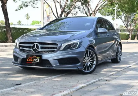 Benz A180 1.6 W176 AMG Sport 2014 รถบ้านมือเดียวใช้งานน้อยไมล์เพียง 6 หมื่นกว่าโล ชุดแต่งศูนย์