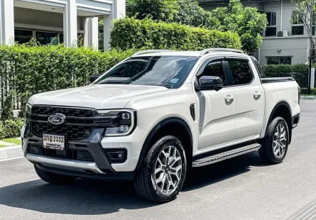 2024 Ford RANGER 2.0 Bi-Turbo 4WD Wildtrak รถกระบะ รถบ้านแท้ ไมล์น้อย มือเดียวป้ายแดง 