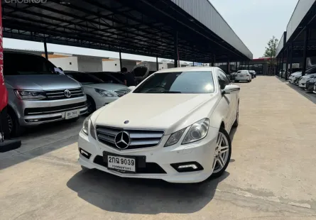 2010 Mercedes-Benz E-Class 1.8 E250 CGI รถเก๋ง 2 ประตู 