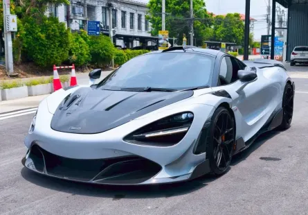 2018 McLaren 720S 4.0 Coupe ชุดแต่ง RYFT Carbon Fiber Full Set  สีขาว wrap สีส้ม