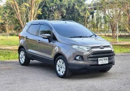 Ford Eco sport 1.5 Titanium หลังคาซันรูฟ ปี 2014 รุ่นท็อป สีน้ำตาล