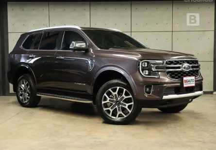 2023 Ford Everest 2.0 Titanium+ 4WD SUV AT ไมล์แท้ 6 หมื่น Warranty5 ปี 150,000 KM B6331