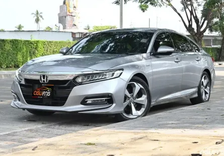 Honda Accord 2.0 Hybrid 2019 รถมือเดียวออกศูนย์แบตไฮบริยังอยู่ในรับประกันศูนย์ 10 ปีไม่จำกัดระยะทาง