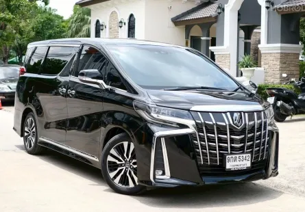 Toyota Alphard 2.5S ปี2019 สีดำ ออโต้ เบนซิน 