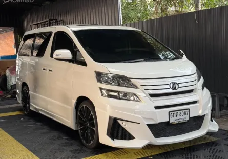 2014 Toyota VELLFIRE 2.4 รถตู้/MPV รถบ้านแท้ ไมล์น้อย 