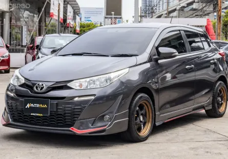 2018 Toyota Yaris 1.2E คันนี้รถสวยสภาพเหมือนรถใหม่ ไม่แตกต่างจากป้ายแดงเลย ผ่อนเบาๆสบายๆ 