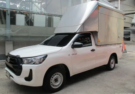 2024 Toyota Hilux Revo 2.4 ENTRY หัวเดียว เกียร์ธรรมดา สีขาว ใส่ตู้ทึบ รถสวยสภาพใหม่ มือเดียว ฟรีดาว