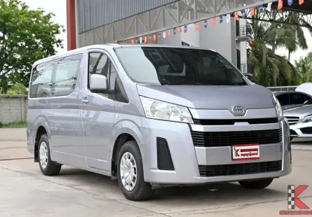 Toyota Hiace 2.8 ECO 2021 รถตู้เตี้ยบรรทุกโฉมหน้ายาว เจ้าของเดิมขับคนเดียวดูแลดีเช็คศูนย์ตลอด