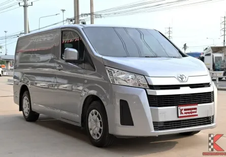 Toyota Hiace 2.8 ECO 2021 รถตู้บรรทุกเบาะ 1 แถวเอาไปทำรถบ้านได้ โฉมหน้ายาว