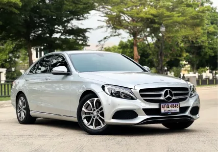 2016 Mercedes-Benz C-Class 2.0 C350e รถเก๋ง 4 ประตู รถบ้านมือเดียว ไมล์น้อย 