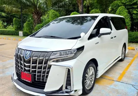 2019 Toyota ALPHARD 2.5 HYBRID E-Four รถตู้/MPV รถสภาพดี มีประกัน 
