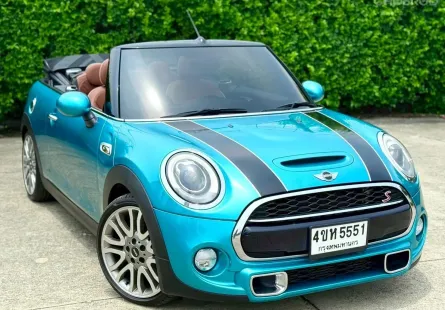 2017 Mini Cooper Convertible 2.0 Cooper S Convertible Cabriolet รถสวย ไมล์น้อย  