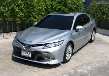 2020 Toyota CAMRY 2.5 HV การันตรีไมล์แท้ การันตรีโครงสร้าง ไม่มีอุบัติเหตุชนหนัก โทร0929397444