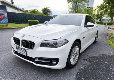 2014 BMW 520i ตัวTop LCI ภายในมอคค่า Luxury ให้เลขทะเบียน