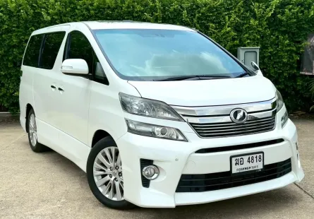 2012 Toyota VELLFIRE 2.4 รถตู้/MPV รถบ้านแท้ 