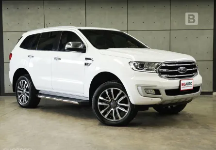 2020 Ford Everest 2.0 Titanium+ 4WD AT ไมล์แท้ รถมือเเรกจากป้ายเเดง ประวัติการดูแลรักษารถดี B2677