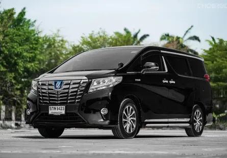 Toyota Alphard 2.5 SR-C Hybrid E-FOUR ปี 2015  เบาะมิ๊กกี้เม้าส์ สภาพสวยมาก ออฟชั่นครบ ๆ