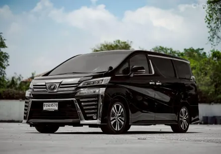 Toyota Vellfire 2.5 Z G Edition Facelift ปี 2018 เบาะมิ๊กกี้เม้าส์ สภาพสวยมาก ออฟชั่นครบ ๆ