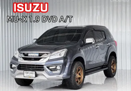 Isuzu MU-X 1.9 DVD SUV รถ 7 ที่นั่งสำหรับครอบครัว