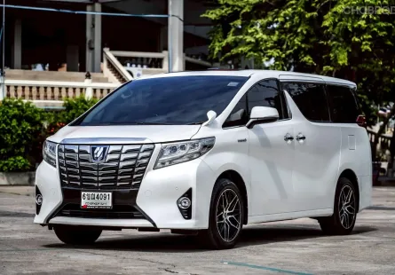 2015 Toyota ALPHARD 2.5 HYBRID รถตู้/MPV ไมล์แท้
