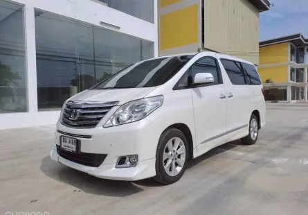 2012 Toyota ALPHARD 2.4 รถตู้/MPV เจ้าของขายเอง รถแต่งสวย ไมล์แท้ 
