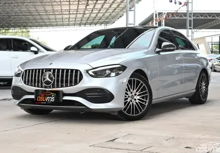 Benz C220d 2.0 W206 Avantgarde 2022 รถบ้านมือเดียวใช้งานน้อยไมล์เพียง 4 หมื่นกว่าโล