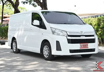 Toyota Hiace 2.8 ECO 2021 รถตู้เตี้ยบรรทุก เจ้าของเดิมขับคนเดียวดูแลดีสภาพใหม่มาก