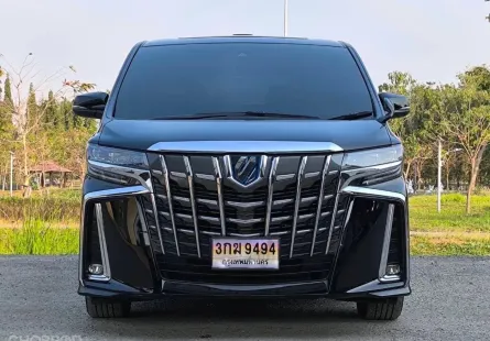 Toyota Alphard 2.5 Hybrid E-Four ปี 2019 สีดำสวยงาม
