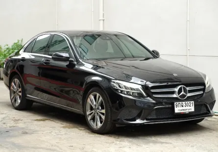 2019 Mercedes-Benz C-Class 2.0 C220d รถเก๋ง 4 ประตู ฟรีดาวน์ รถสวย มือเดียวป้ายแดง 