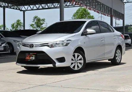 Toyota Vios 1.5 J 2014 รถบ้านมือเดียวรถเทิร์นหน้าร้านเจ้าของเดิมใช้งานปกติทุกวัน