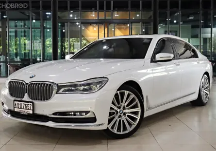 2016 BMW 7 Series 3.0 740iL รถเก๋ง 4 ประตู รถบ้านแท้ ไมล์น้อย มือเดียวป้ายแดง 
