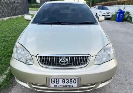2003 Toyota COROLLA 1.6 ออโต้ ไม่แก็ส  รถสวยพร้อมใช้ วิ่งทางไกลได้สบาย