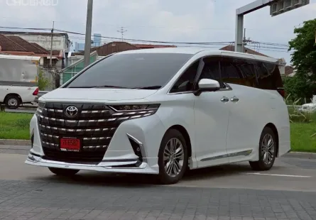 2024 Toyota ALPHARD 2.5 Z รถตู้/MPV รถสภาพดี มีประกัน ไมล์น้อย มือเดียวป้ายแดง  ขายดาวน์ 