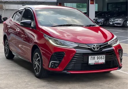 2021 Toyota YARIS 1.2 Sport รถเก๋ง 5 ประตู ออกรถง่าย รถบ้านไมล์น้อย  