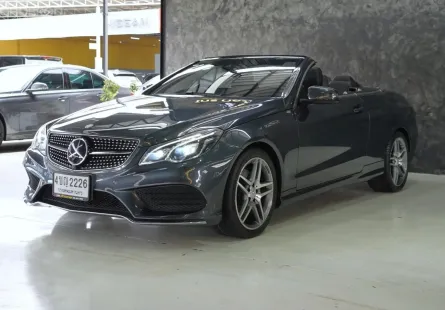 2014 Mercedes-Benz E-Class 1.8 E200 CGI Cabriolet ไมล์น้อย รถสวยพร้อมใช้งาน 