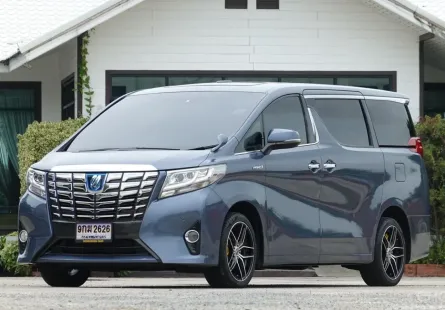 2017 Toyota ALPHARD 2.5 HYBRID E-Four รถตู้/MPV ออกรถ 0 บาท