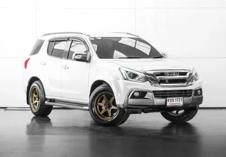 ขาย MU-X มือสอง 2017 Isuzu MU-X 3.0 DVD NAVI 2WD SUV ฟรีดาวน์ ฟรีส่งรถ การันตีรถสวย100%