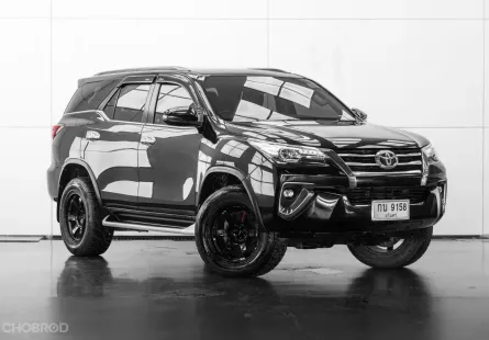 ขาย Fortuner มือสอง 2017 Toyota Fortuner 2.4 V 4WD SUV ฟรีดาวน์ ฟรีส่งรถ การันตีรถสวย100%