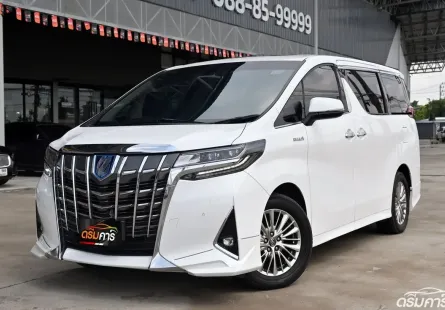 Toyota Alphard 2.5 HV 4WD 2018 รถบ้านมือเดียวออกศูนย์เจ้าของเดิมดูแลดีเช็คศูนย์ตลอด