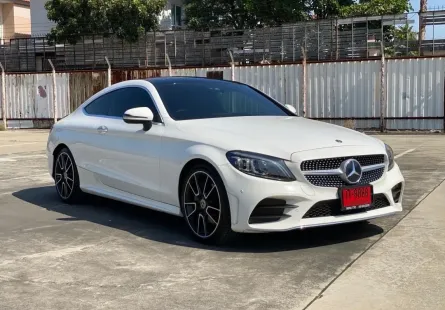 2021 Mercedes-Benz C-Class 2.0 C200 Coupe รถเก๋ง 2 ประตู รถบ้านมือเดียว ไมล์น้อย เจ้าของขายเอง 