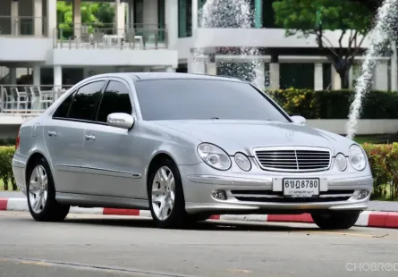 2003 Mercedes-Benz E-Class 1.8 E200 Kompressor รถเก๋ง 4 ประตู เจ้าของขายเอง รถสวย ไมล์แท้ 